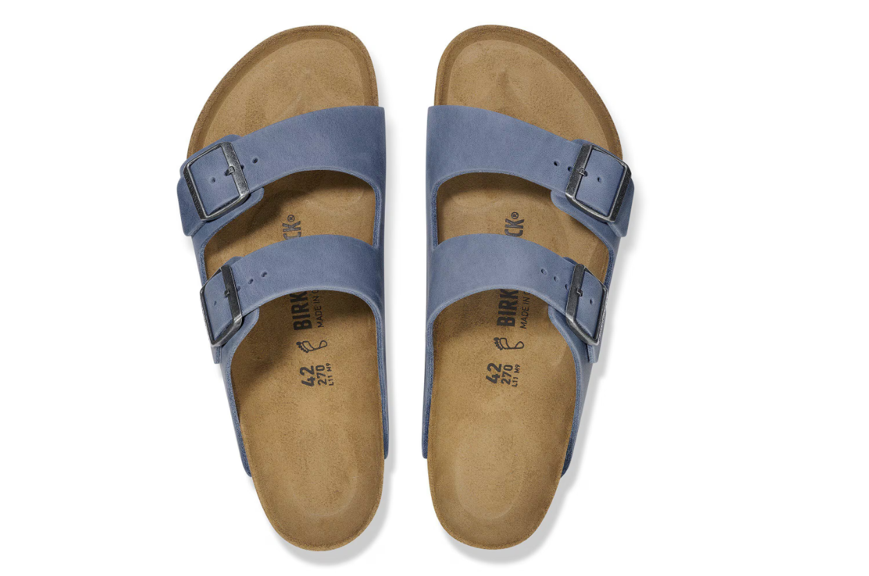 Birkenstock Arizona Oiled Leather Elemental Blue Sandals