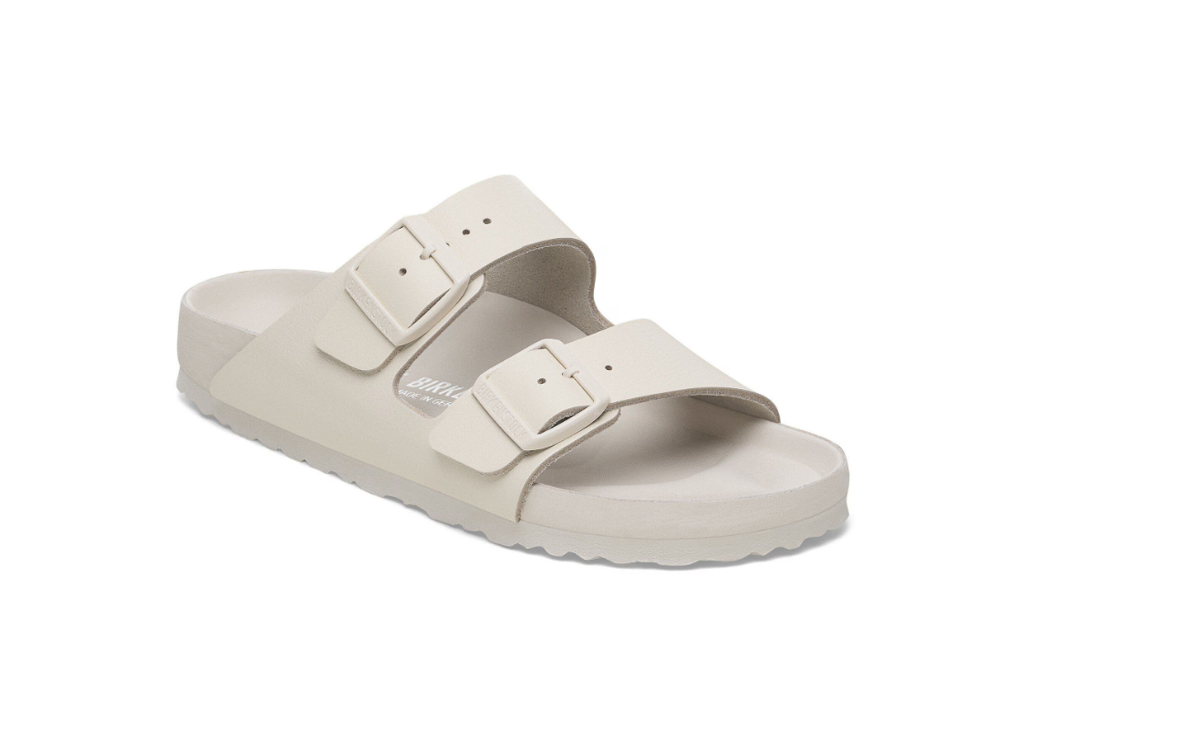 Birkenstock Arizona Exquisite Natural Leather Sandals Eggshell