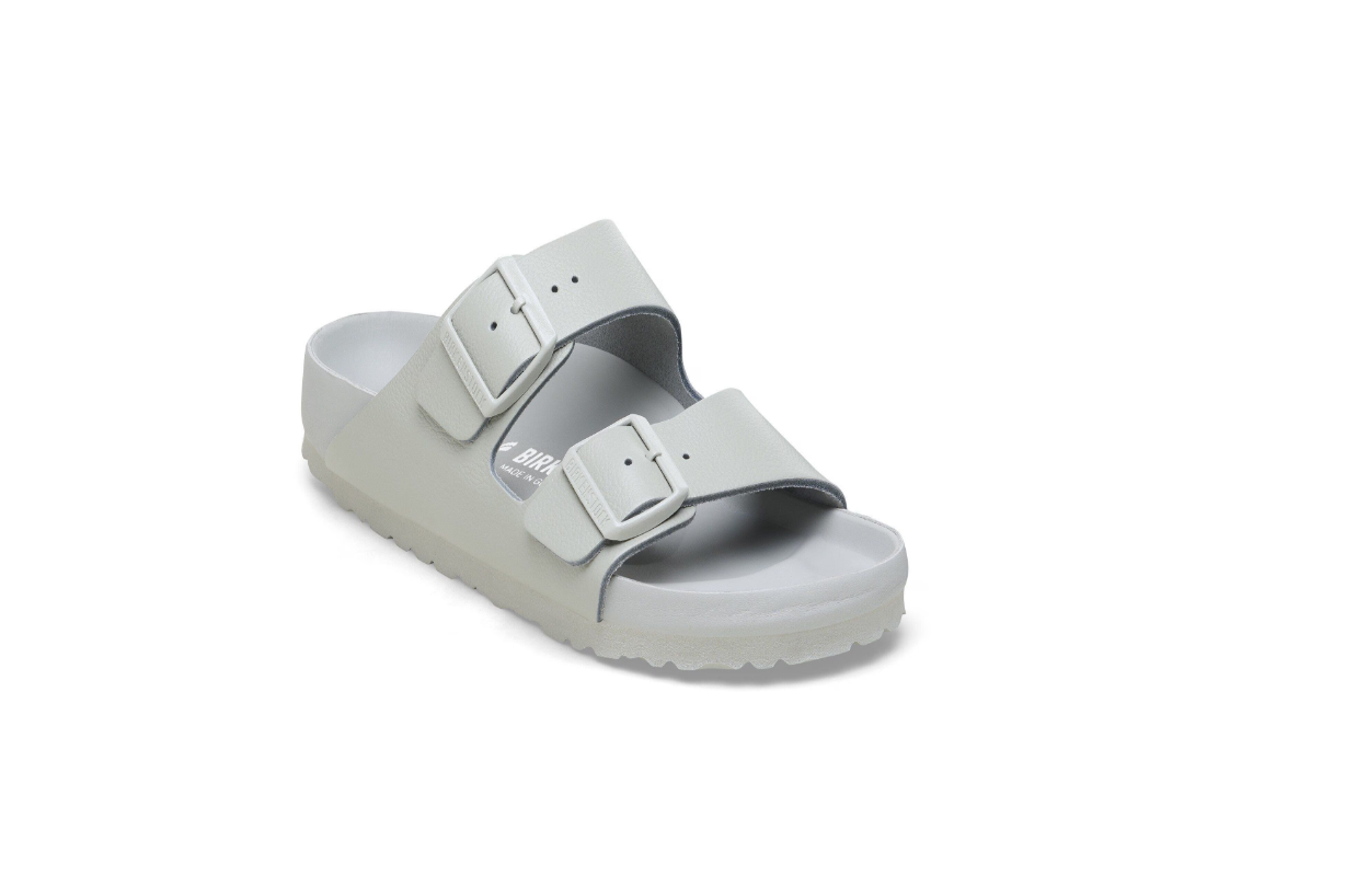 Birkenstock Arizona Exquisite Natural Leather Sandals Mineral Gray