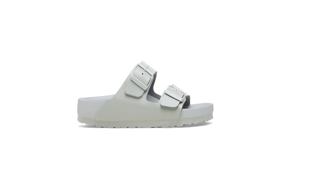 Birkenstock Arizona Exquisite Natural Leather Sandals Mineral Gray