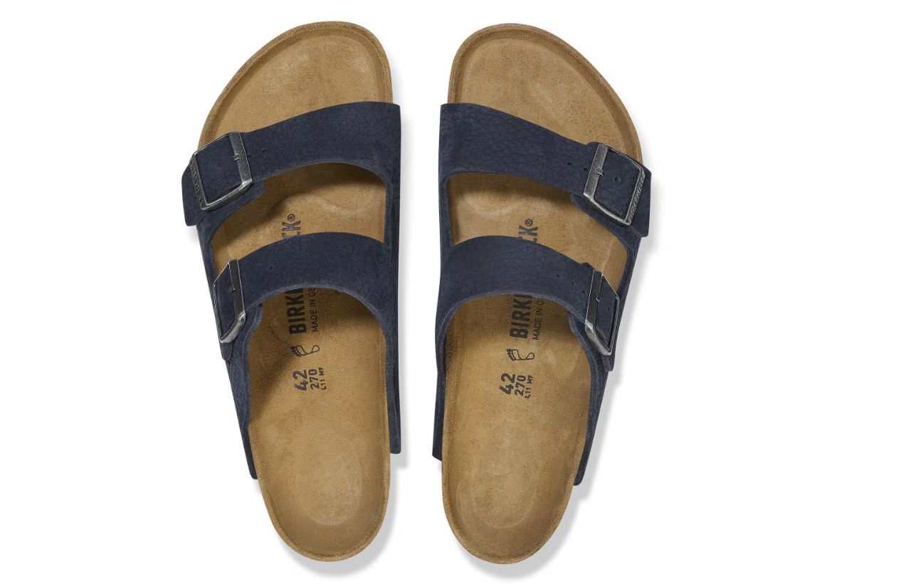 Birkenstock Arizona Nubuck Leather Midnight