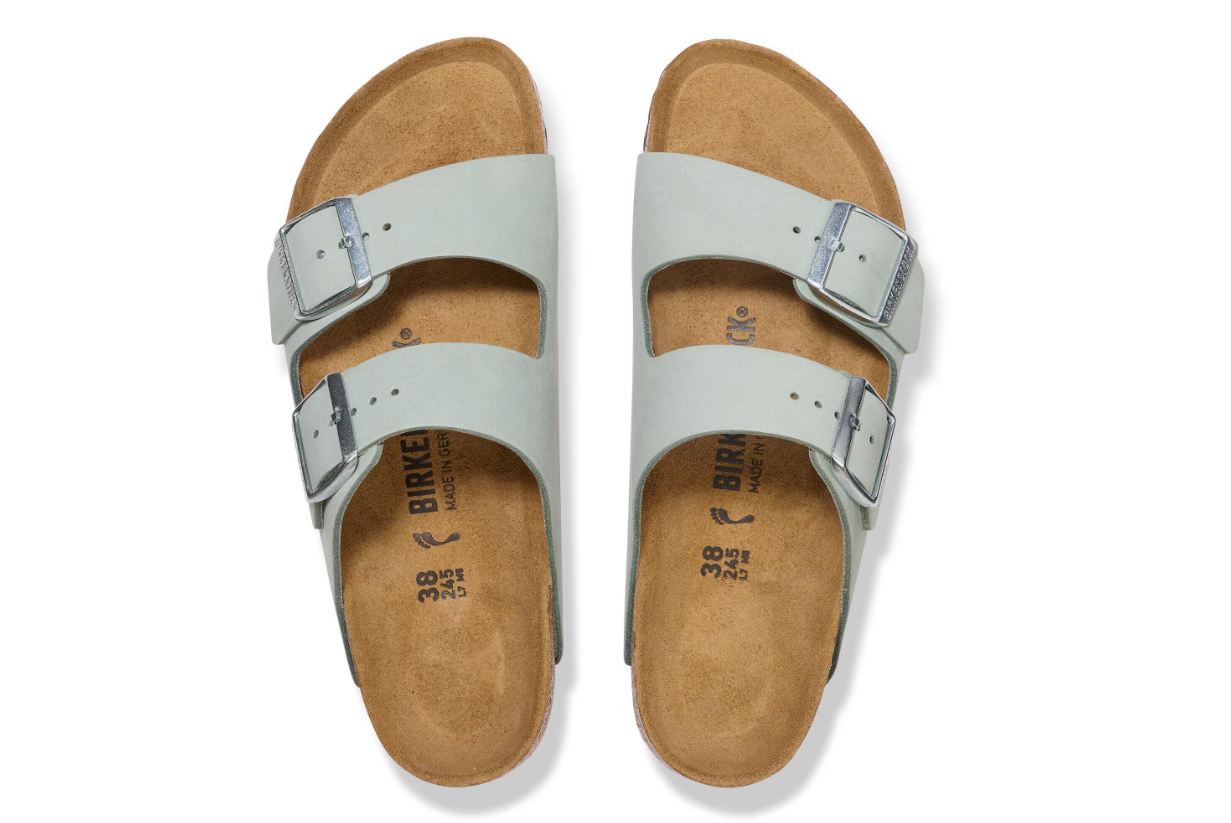 Birkenstock Arizona Nubuck Leather Pure Sage
