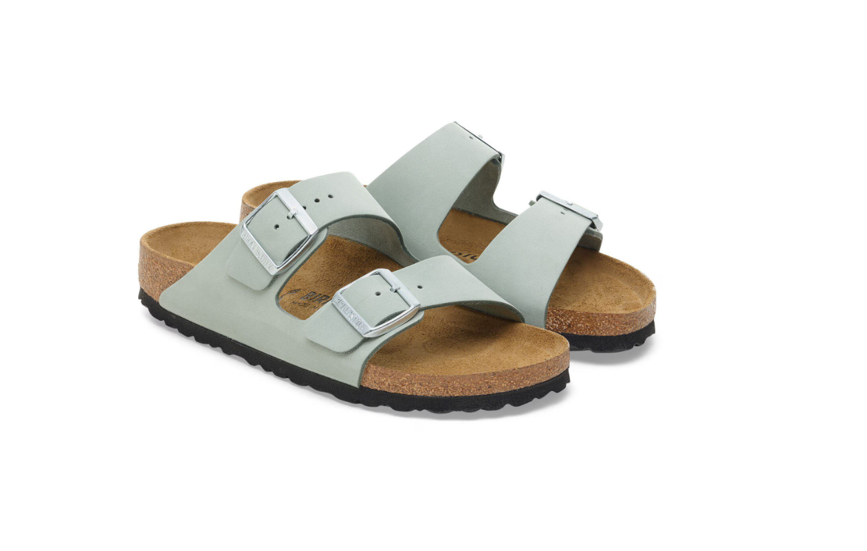 Birkenstock Arizona Nubuck Leather Pure Sage