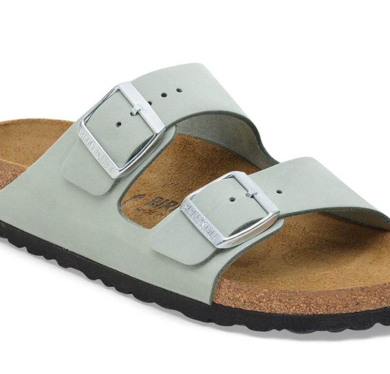 Birkenstock Arizona Nubuck Leather Pure Sage