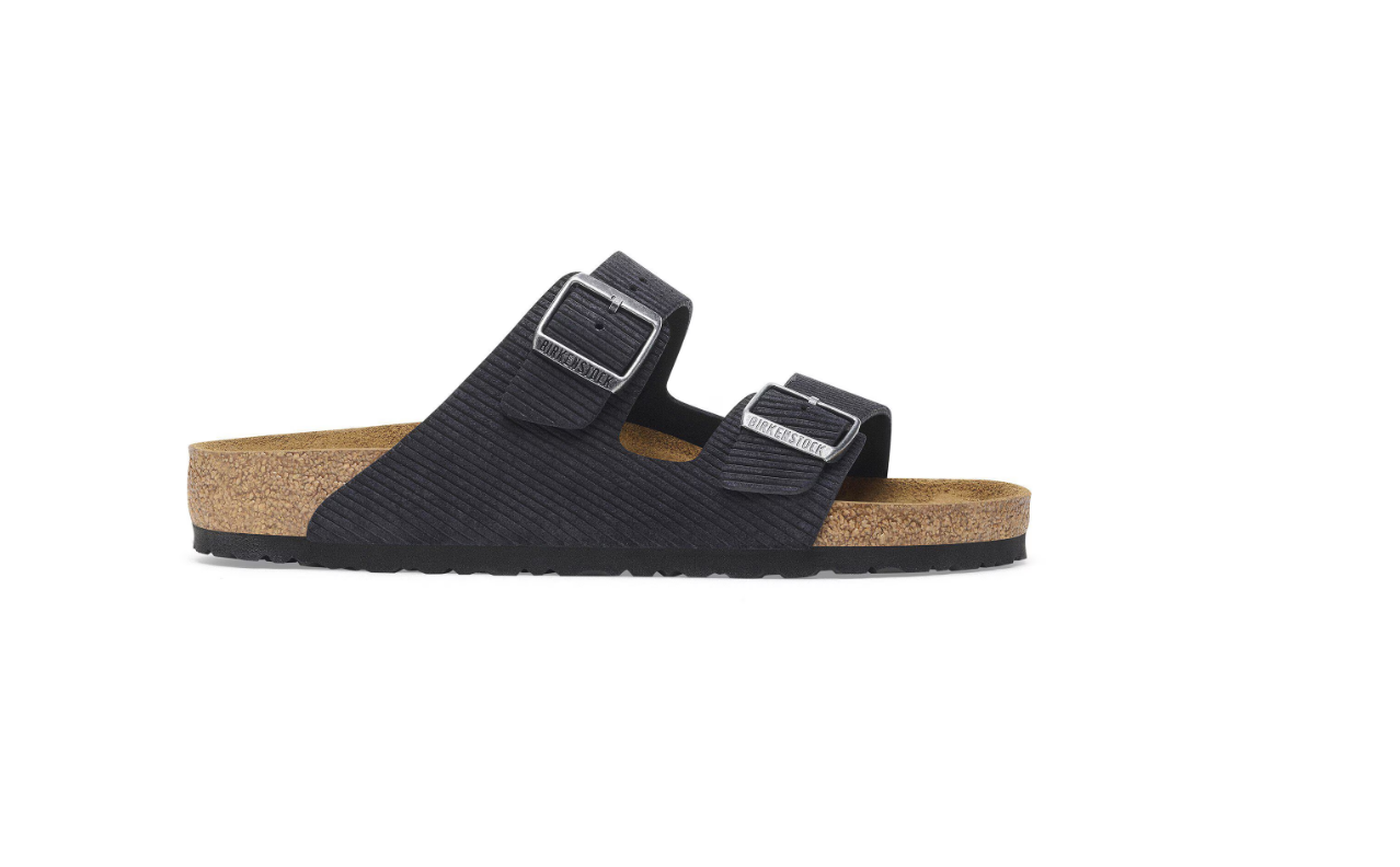 Birkenstock Arizona Suede Leather Embossed Corduroy Midnight