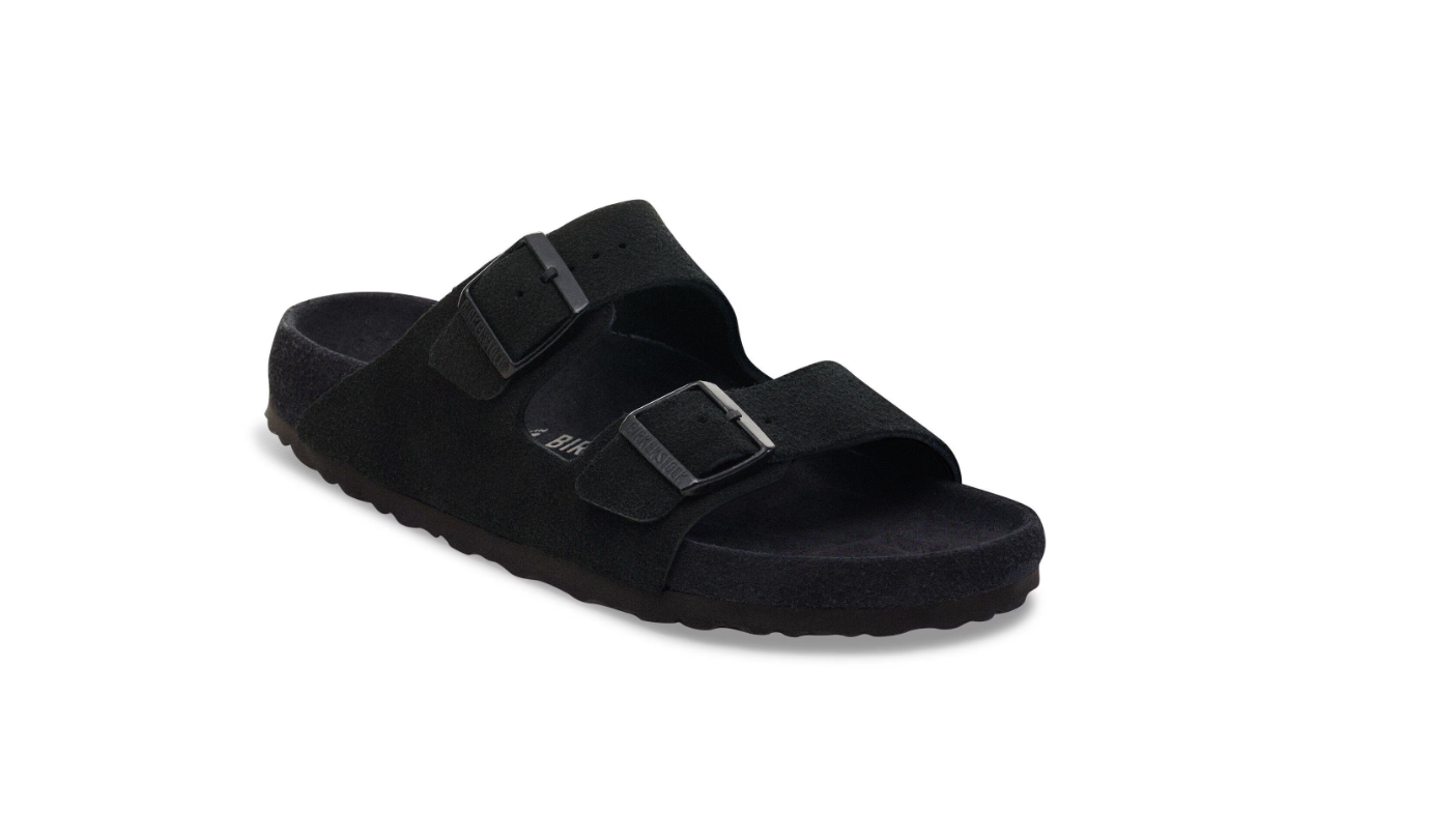 Birkenstock Arizona Exquisite Suede Leather Black