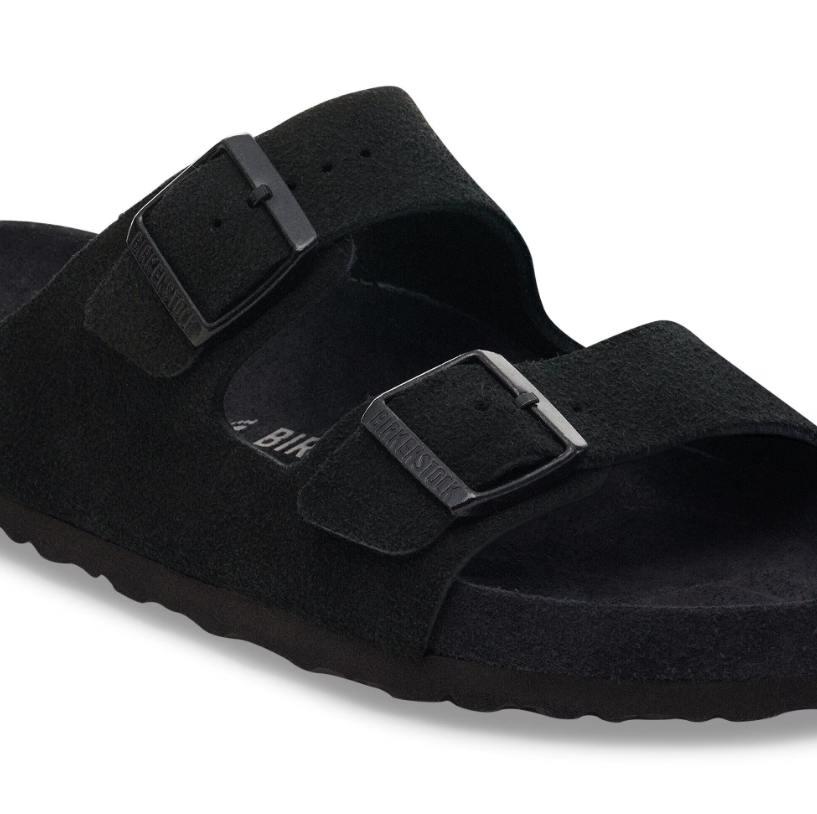 Birkenstock Arizona Exquisite Suede Leather Black