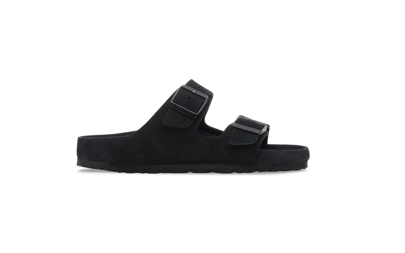 Birkenstock Arizona Exquisite Suede Leather Black