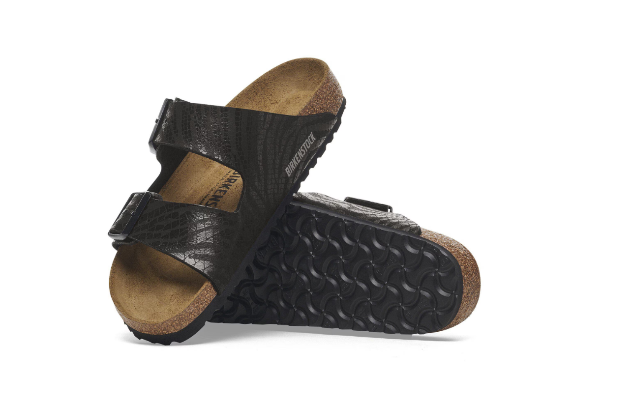 Birkenstock Arizona Synthetics Zebra Black Sandals