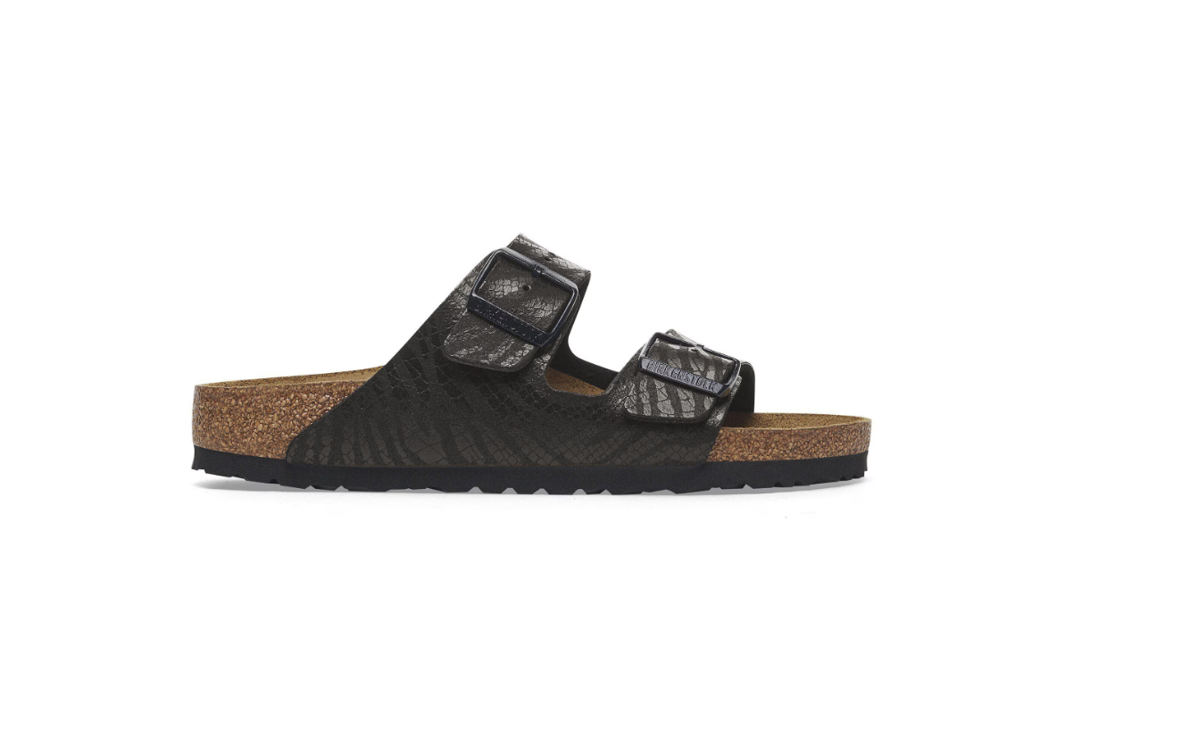 Birkenstock Arizona Synthetics Zebra Black Sandals