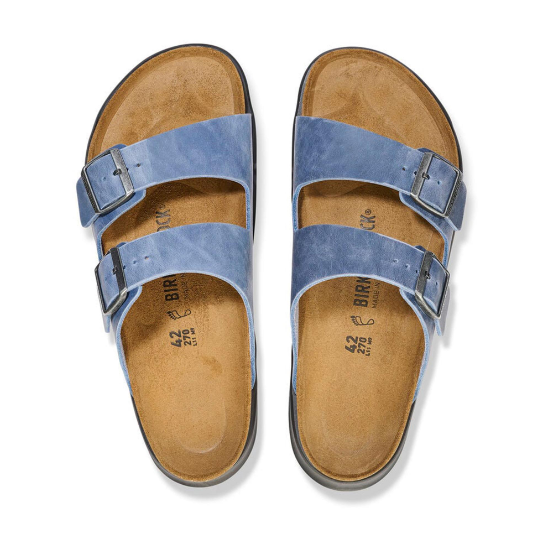 Birkenstock Arizona Crosstown Oiled Leather Elemental Blue