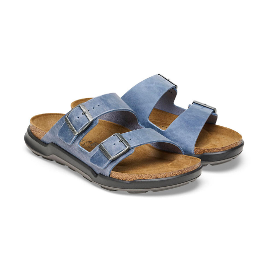 Birkenstock Arizona Crosstown Oiled Leather Elemental Blue