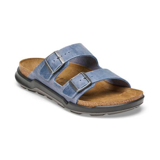 Birkenstock Arizona Crosstown Oiled Leather Elemental Blue