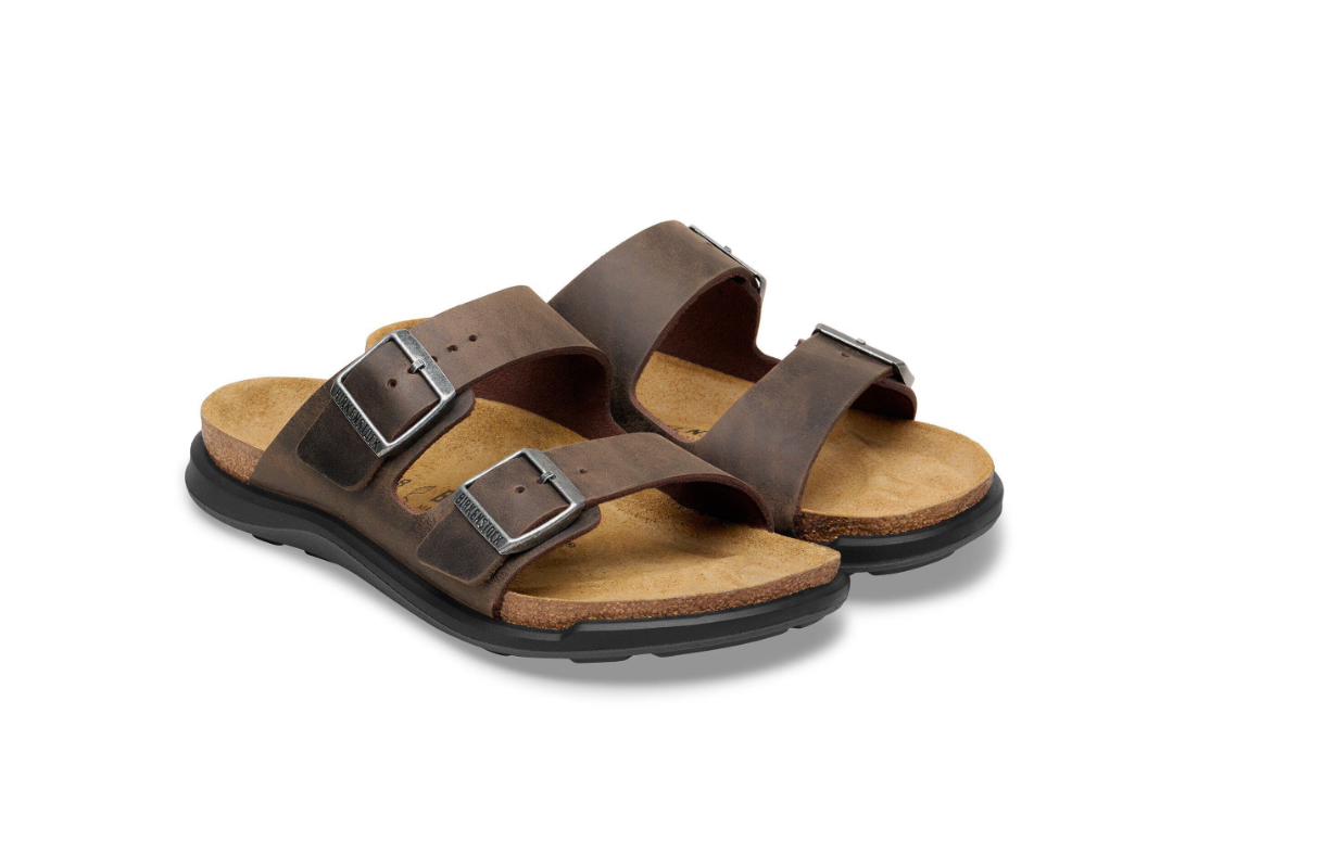 Birkenstock Arizona Crosstown Waxy Leather Habana