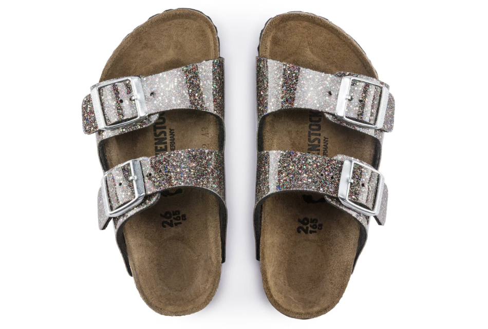 Birkenstock Arizona Kids Birko-Flor Cosmic Sparkle Black Multi Sandals - Multi, Narrow