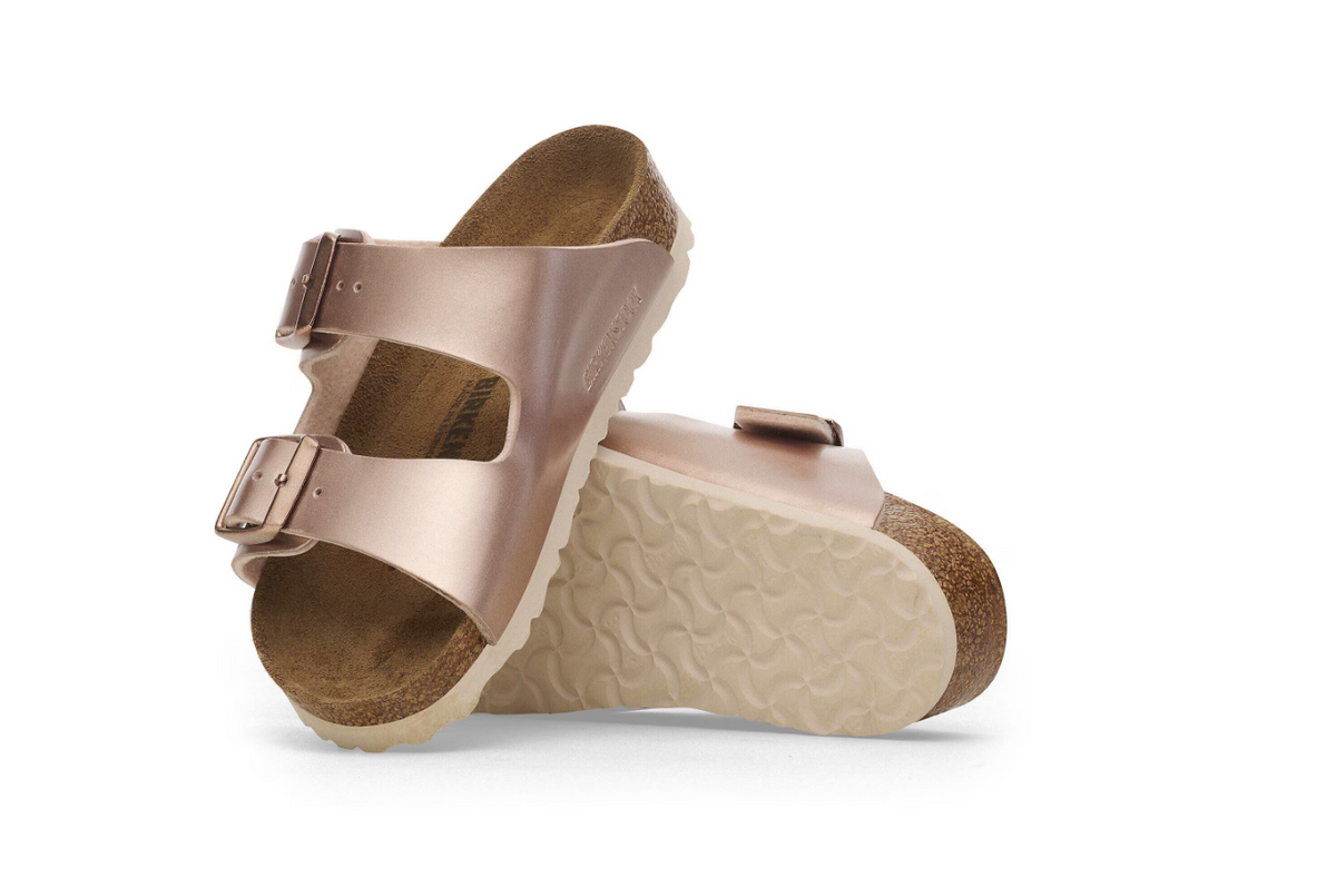 Birkenstock Arizona Kids Birko-Flor Electric Metallic - Copper, Narrow