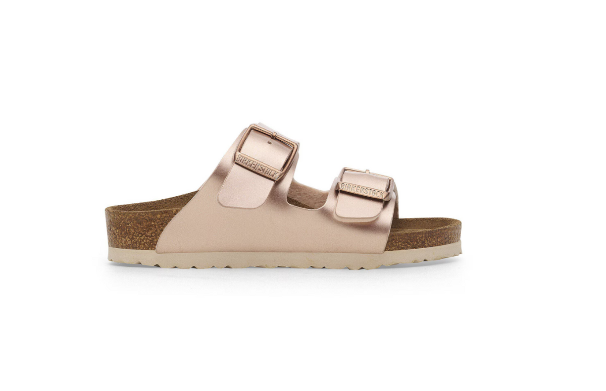 Birkenstock Arizona Kids Birko-Flor Electric Metallic - Copper, Narrow