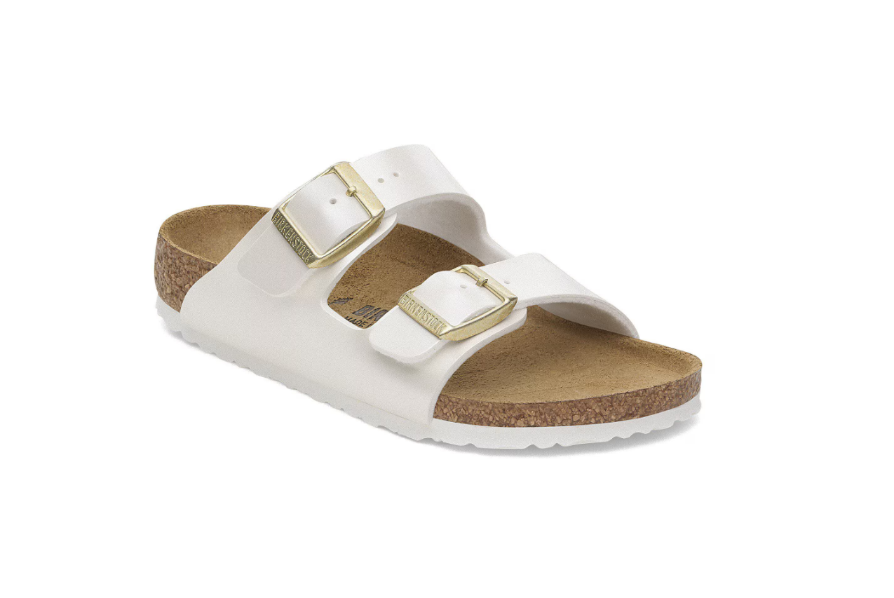 Birkenstock Arizona Kids Birko-Flor Electric Metallic Pearl Sandals