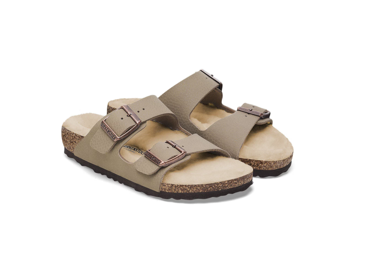 Birkenstock Arizona Kids Birko-Flor Desert Soil Gray Taupe Sandals