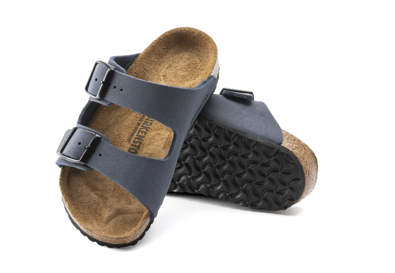 Birkenstock Arizona Kids Birko-Flor Nubuck Navy