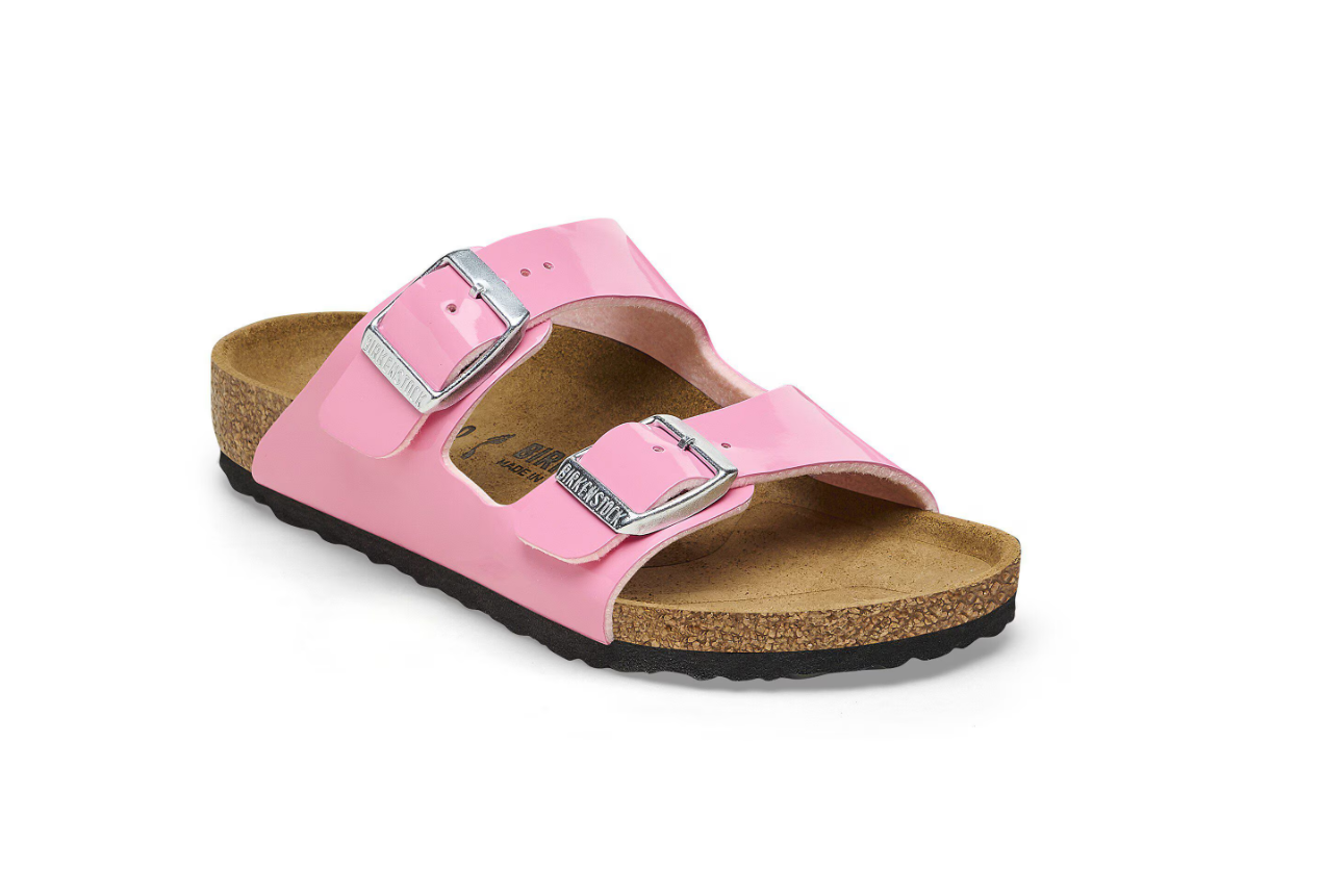 Birkenstock Arizona Kids Birko-Flor Patent Candy Pink