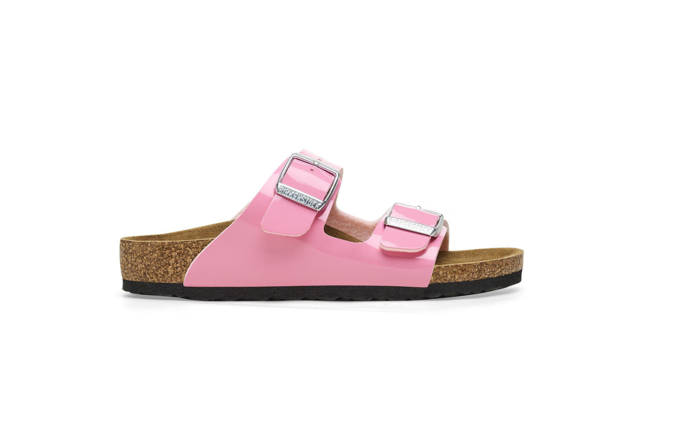 Birkenstock Arizona Kids Birko-Flor Patent Candy Pink