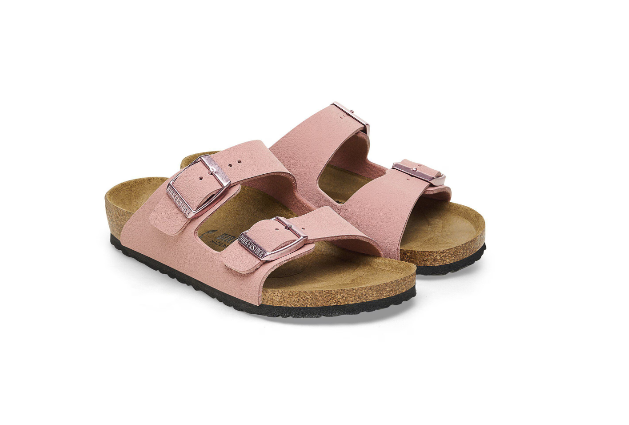 Birkenstock Arizona Kids Birko-Flor Nubuck Pink Clay