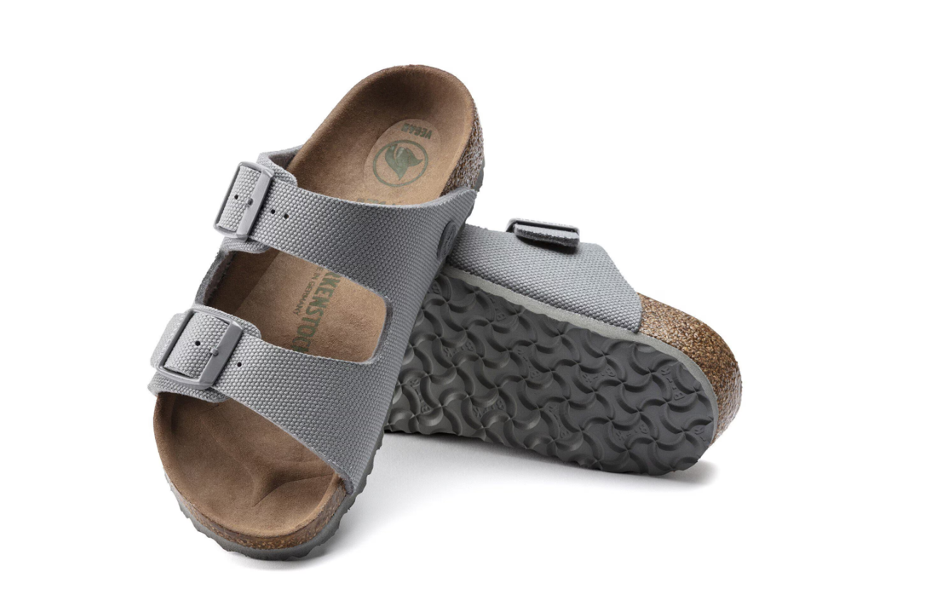 Birkenstock Arizona Kids Vegan Textile Stone Coin