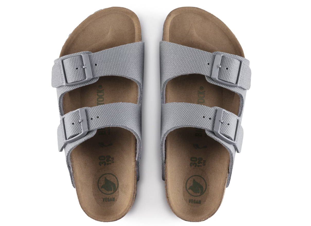 Birkenstock Arizona Kids Vegan Textile Stone Coin