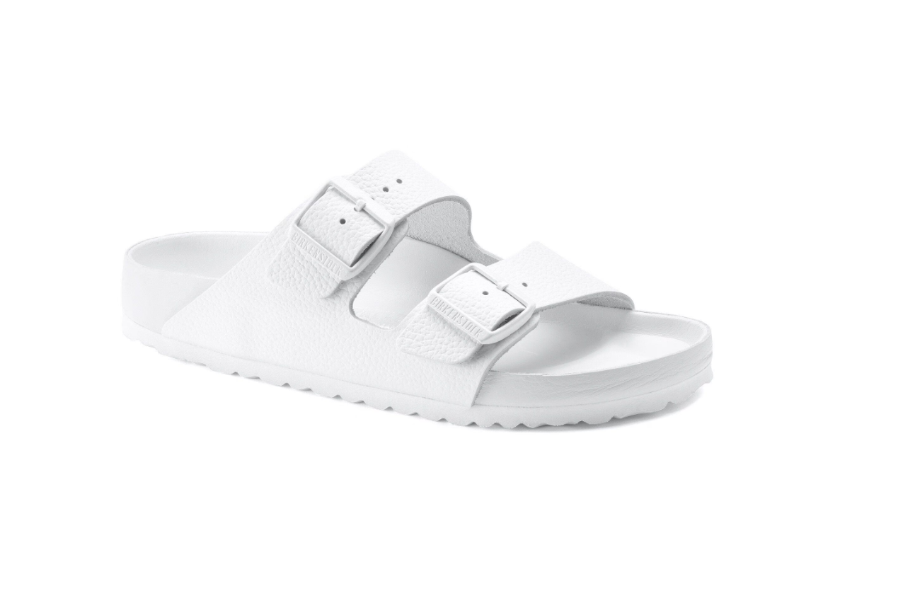 Birkenstock Arizona Exquisite Natural Leather White Sandals