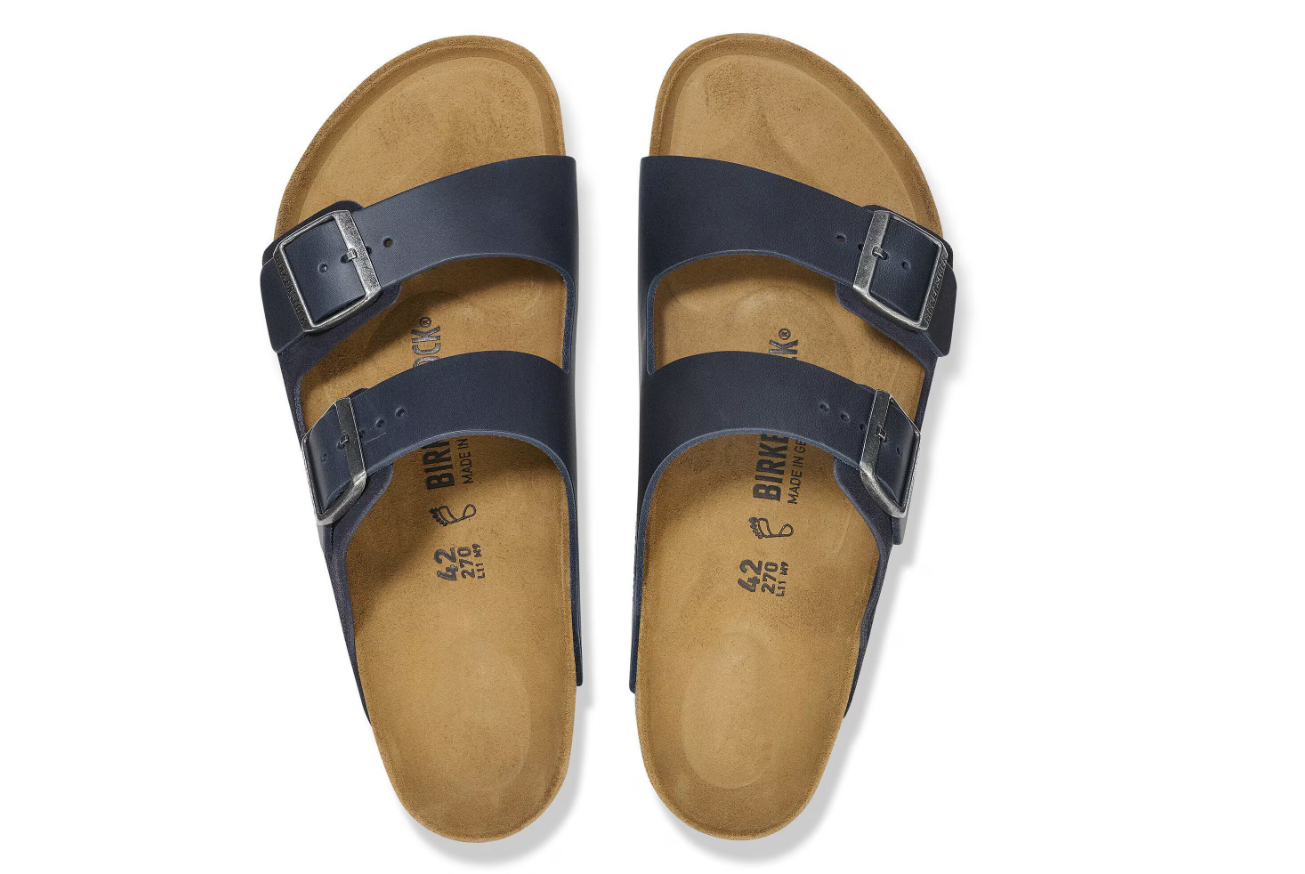 Birkenstock Arizona Mixed Leather Midnight Sandals