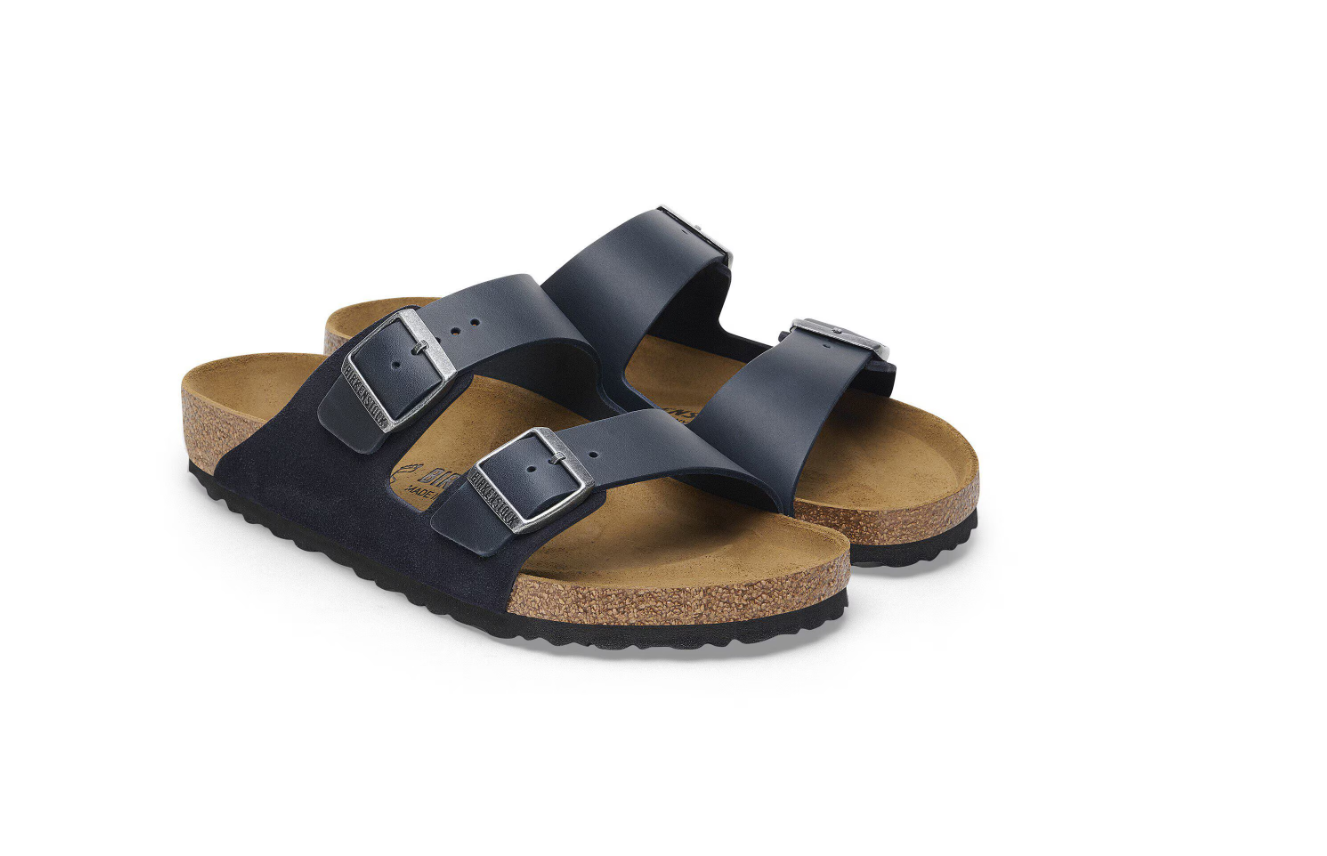 Birkenstock Arizona Mixed Leather Midnight Sandals