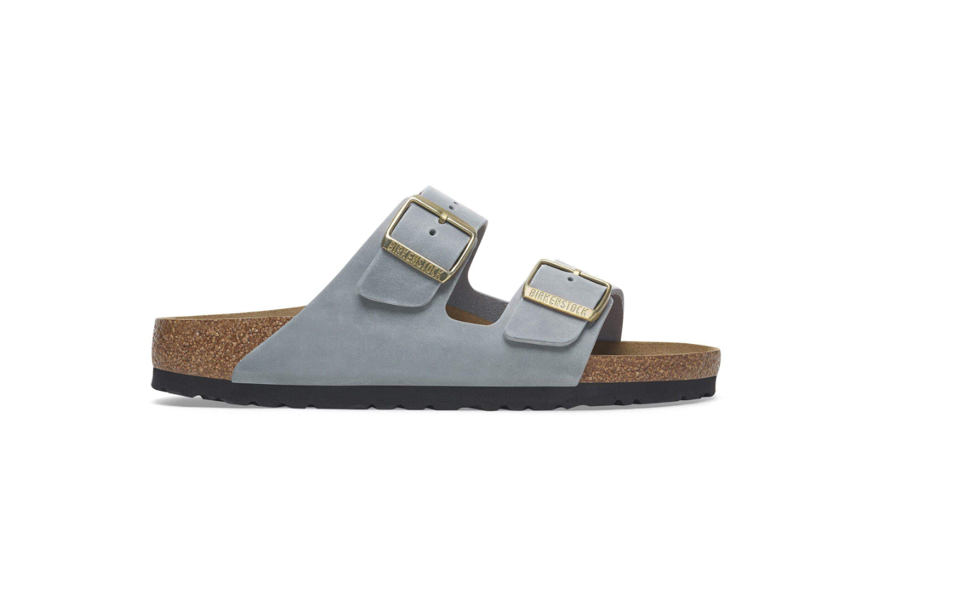 Birkenstock Arizona Waxy Leather Basalt Gray