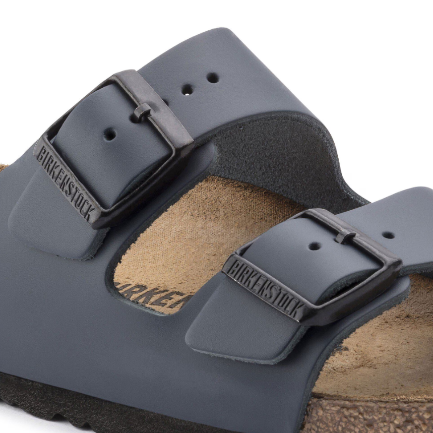 Birkenstock Arizona Natural Leather Blue Sandals