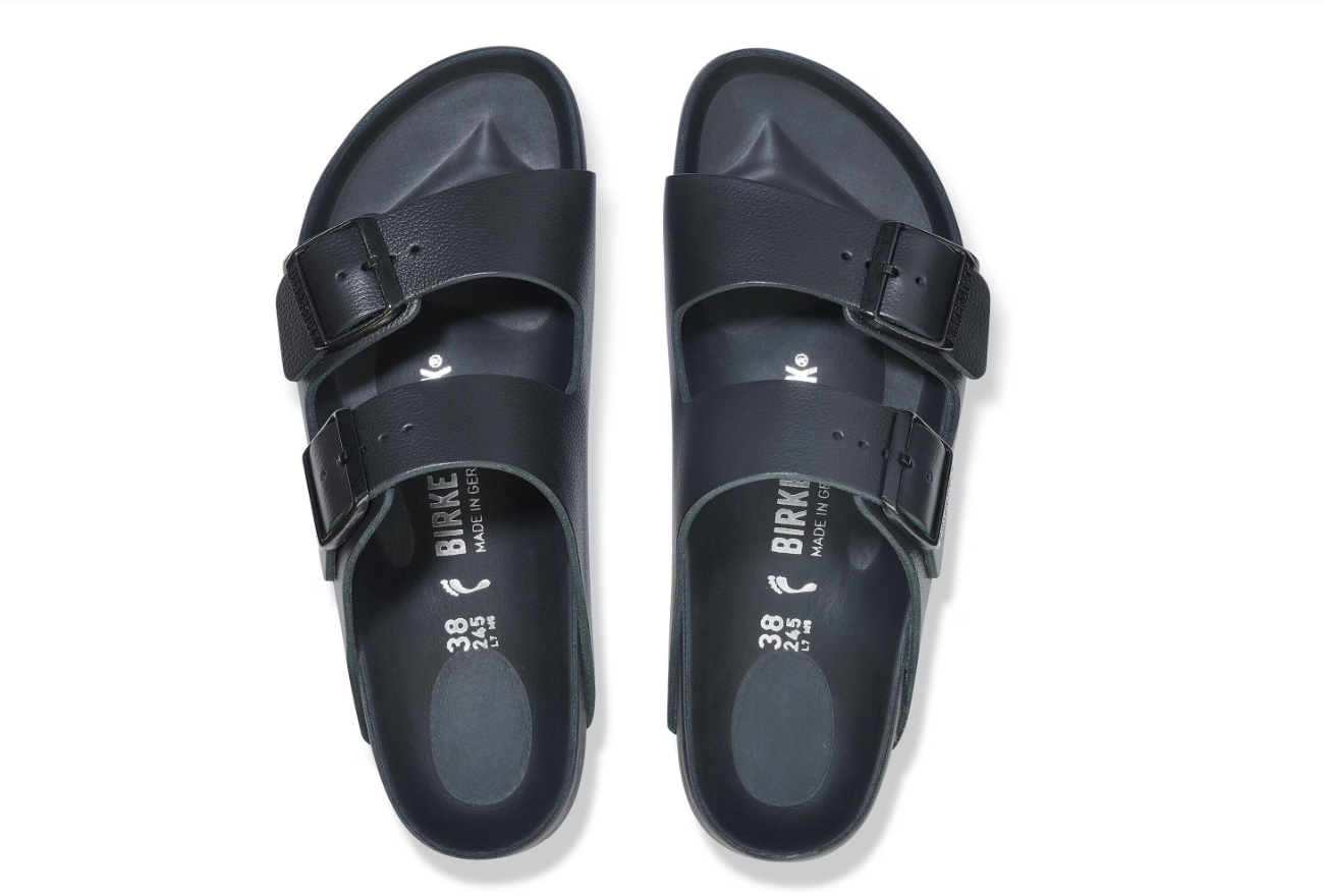Birkenstock Arizona Exquisite Natural Leather Black Sandals