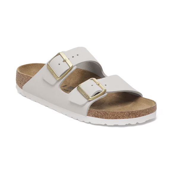 Birkenstock Arizona Nubuck Leather Antique White