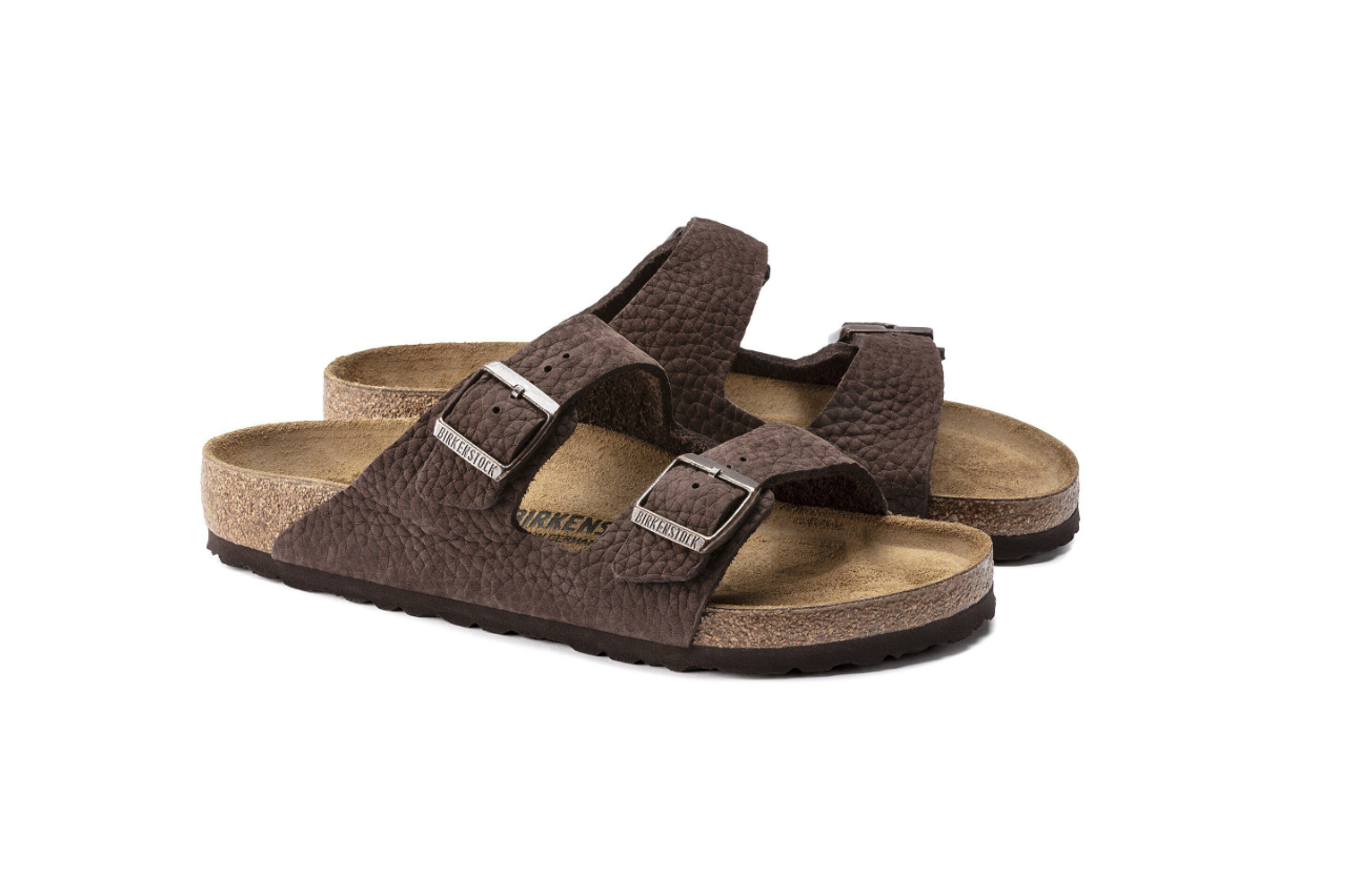 Birkenstock Arizona Nubuck Leather Desert Buck Roast