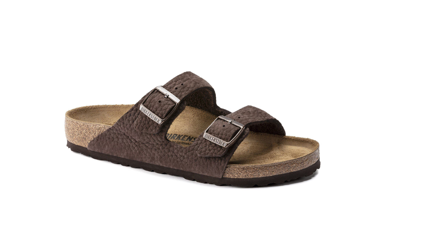 Birkenstock Arizona Nubuck Leather Desert Buck Roast