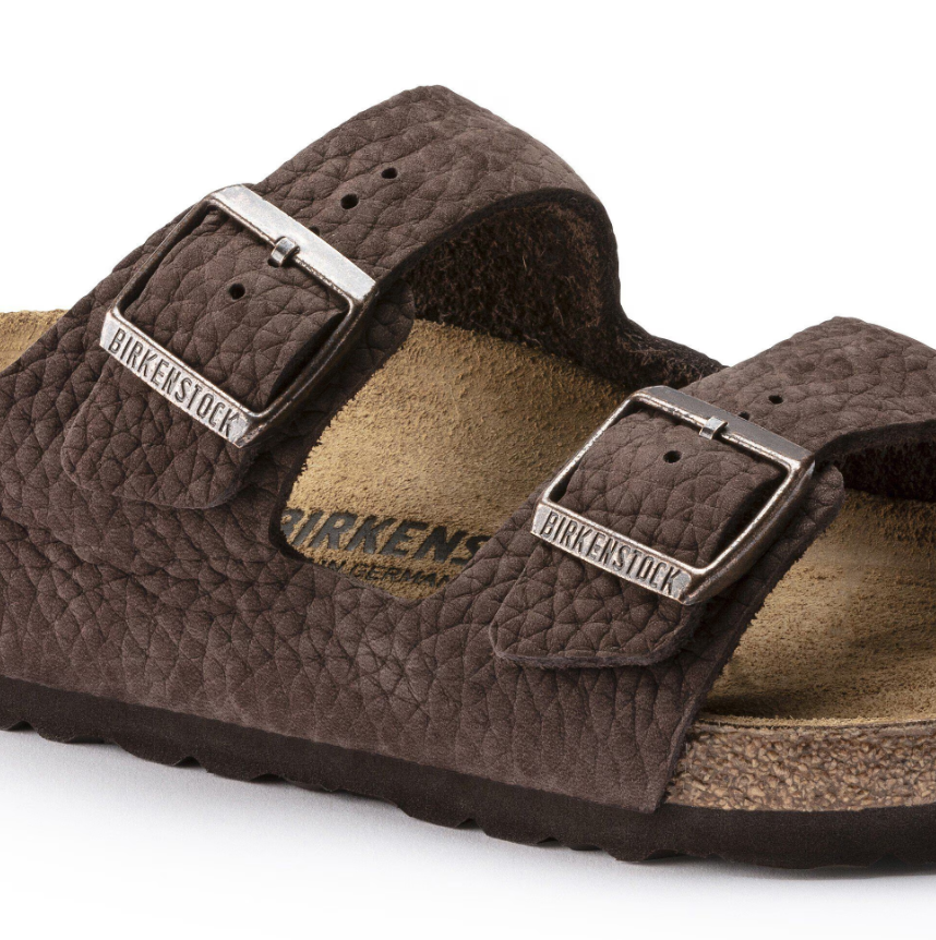 Birkenstock Arizona Nubuck Leather Desert Buck Roast
