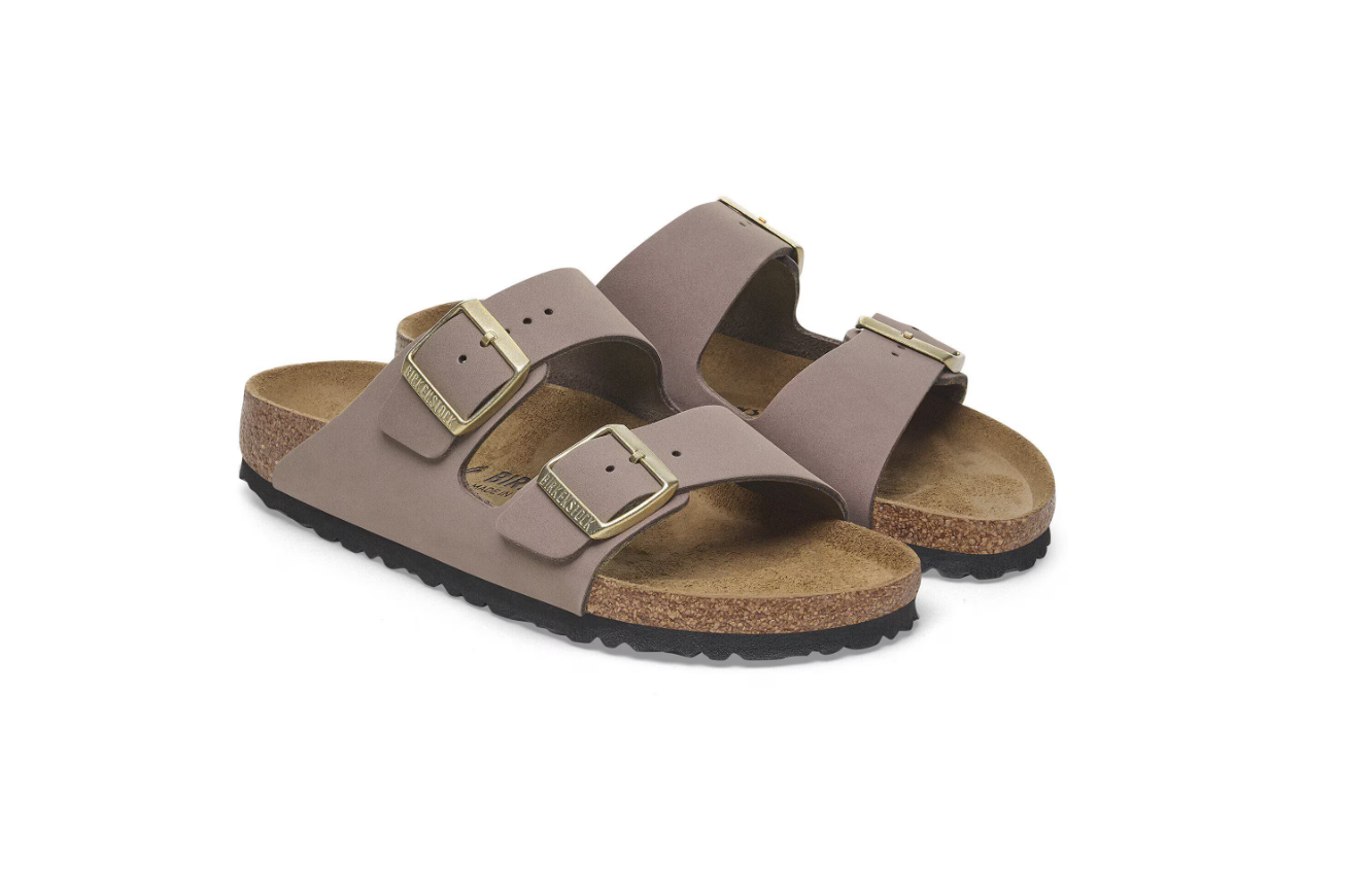 Birkenstock Arizona Nubuck Leather Faded Purple