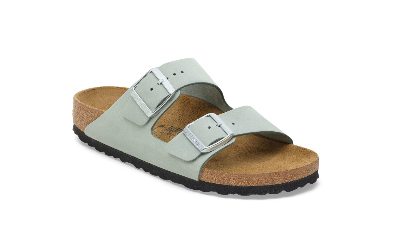 Birkenstock Arizona Nubuck Leather Pure Sage
