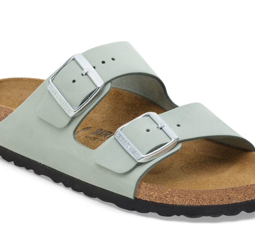 Birkenstock Arizona Nubuck Leather Pure Sage