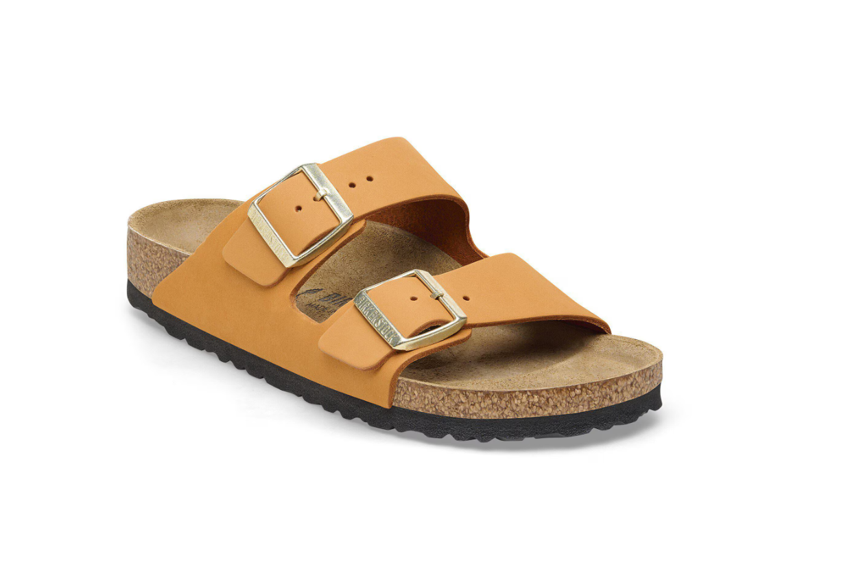 Birkenstock Arizona Nubuck Leather Burnt Orange