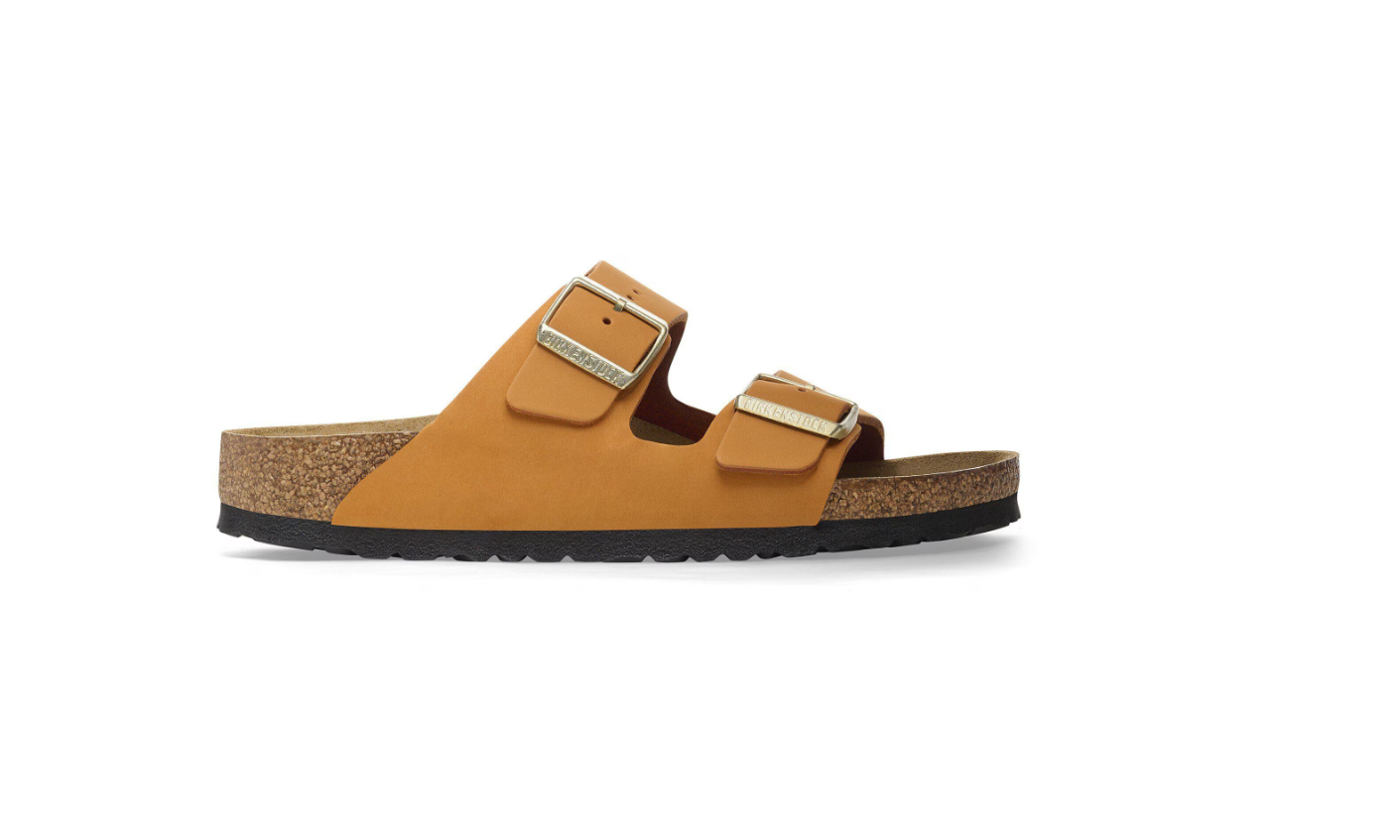 Birkenstock Arizona Nubuck Leather Burnt Orange