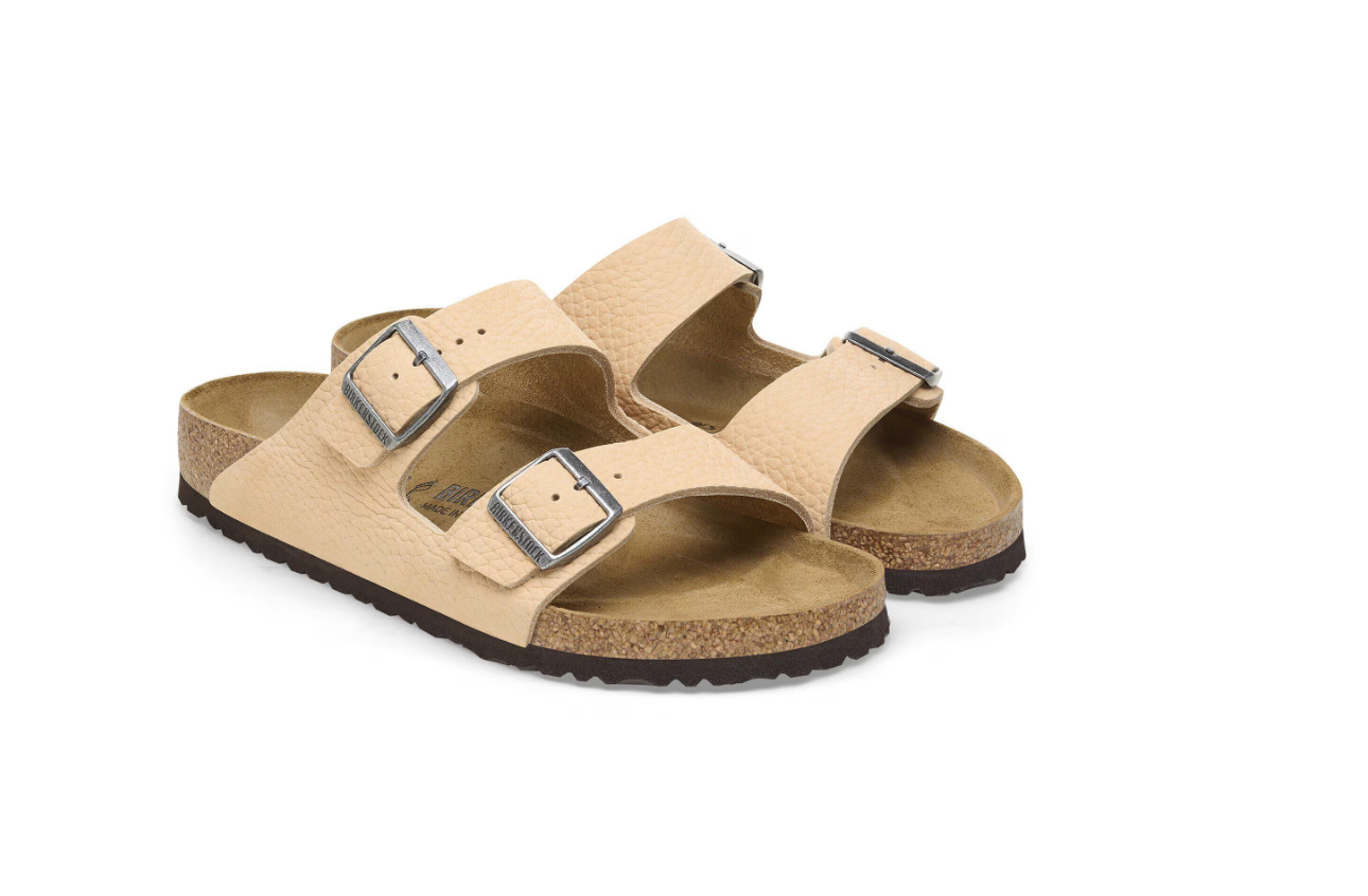 Birkenstock Arizona Nubuck Leather Desert Buck New Beige