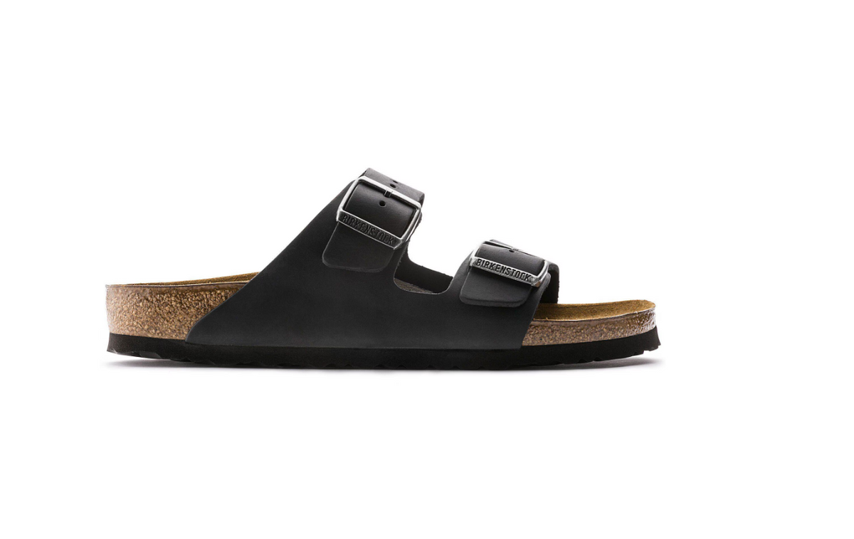 Birkenstock Arizona Oiled Leather - Black, Narrow