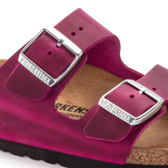 Birkenstock Arizona Oiled Leather Festival Fuchsia