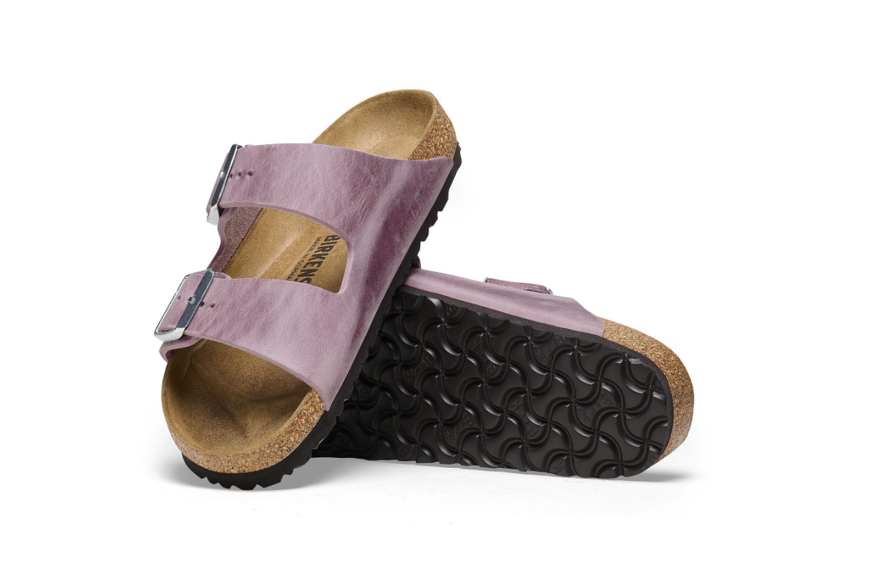 Birkenstock Arizona Waxy Leather Lavender