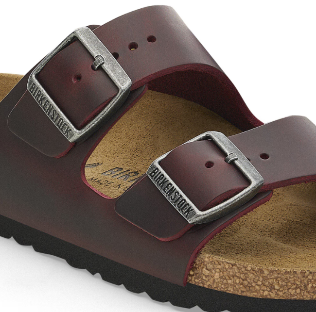 Birkenstock Arizona Oiled Leather Zinfandel
