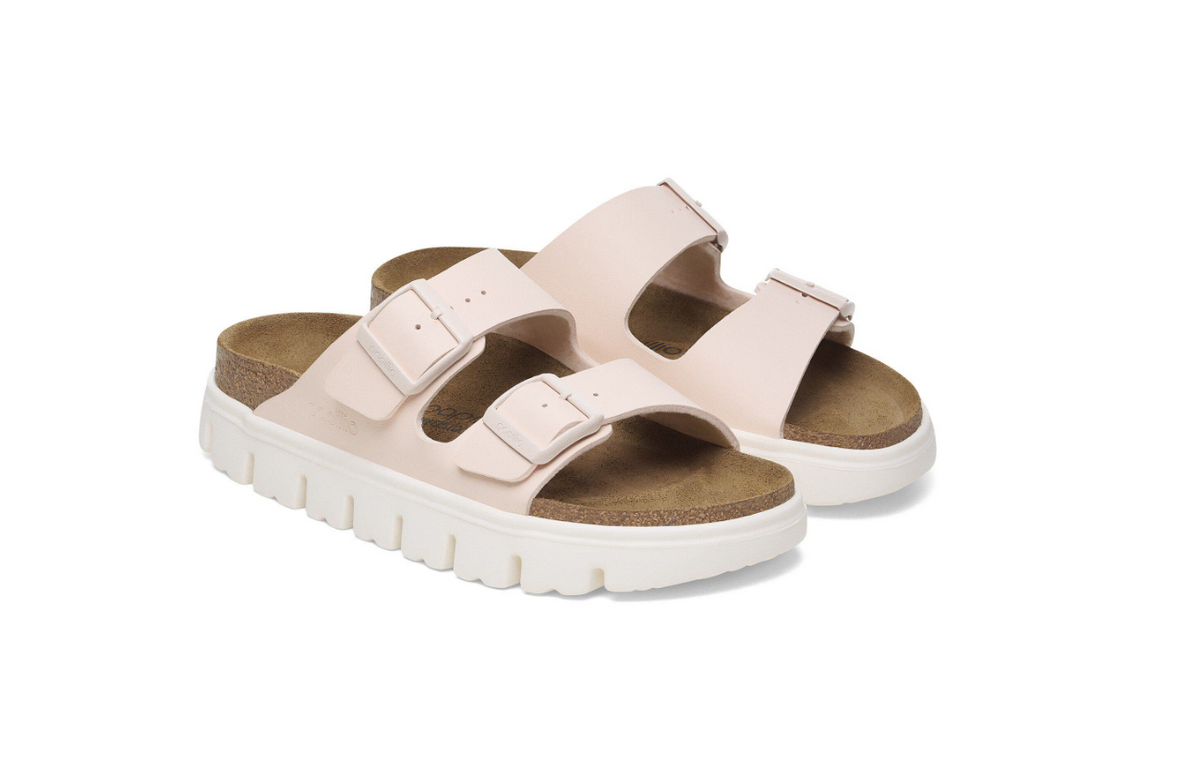 Birkenstock Arizona Chunky Birko-Flor - Light Rose, Narrow